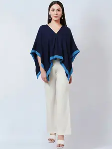 First Resort by Ramola Bachchan Cashmere Cape Shrug