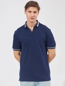 Maniac Polo Collar Slim Fit Cotton T-shirt