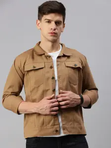 VOXATI Spread Collar Denim Jacket