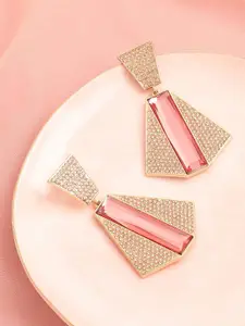 AVANT-GARDE PARIS Gold-Plated Geometric Drop Earrings