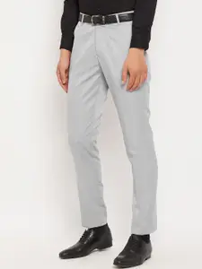 VEI SASTRE Men Smart Slim Fit Formal Mid-Waist Trouser