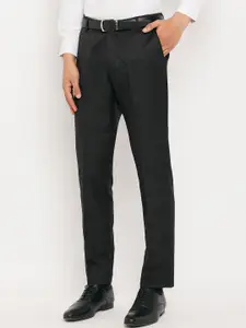VEI SASTRE Men Smart Slim Fit Formal Trousers