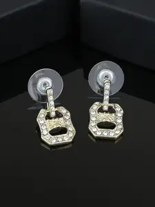 Estele Gold-Plated Geometric Drop Earrings