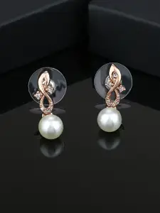 Estele Rose Gold-Plated Drop Earrings