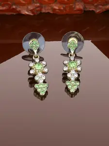 Estele Gold-Plated Floral Drop Earrings