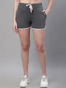 Rute Women High-Rise Slim Fit Cotton Shorts