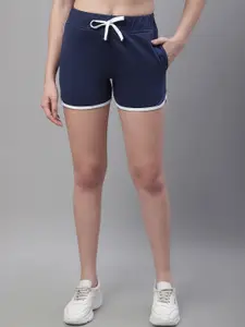 Rute Women High-Rise Cotton Regular Slim Fit Shorts