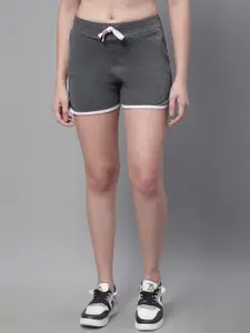 Rute Women High-Rise Cotton Regular Slim Fit Shorts