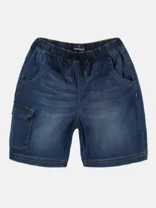 KiddoPanti Boys Mid-Rise Denim Shorts