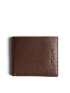Ted Baker Men Textured Leather Two Fold Wallet