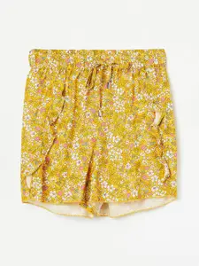 Fame Forever by Lifestyle Girls Floral Printed Mid-Rise Above Knee Regular Shorts