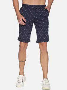 IVOC Men Geometric Printed Slim Fit Outdoor Shorts