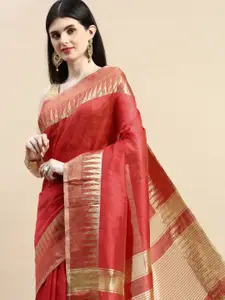 kasee Woven Design Zari Silk Cotton Saree