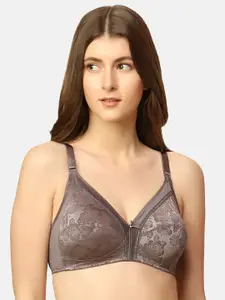 Triumph Jollyfit Deluxe Floral Lace Non-Padded Non-Wired Full Coverage Everyday Bra