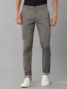 Classic Polo Men Textured Classic Slim Fit Cotton Chinos Trousers