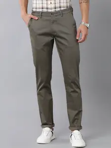 Classic Polo Men Classic Slim Fit Chinos Mid-Rise Cotton Trousers