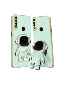 Karwan  Oppo A31 Phone Back Case With Astronaut Holster Stand