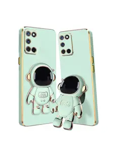 Karwan Oppo A52 Phone Back Case With Astronaut Holster Stand
