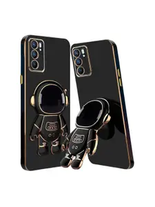 Karwan Oppo Reno 6 Phone Back Case With Astronaut Holster Stand
