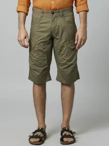 Celio Men Mid-Rise Cotton Cargo Shorts