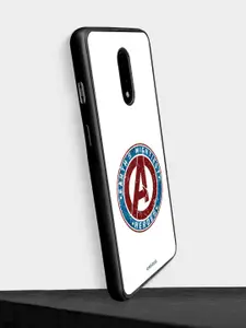 macmerise  Earth's Mightiest Badge Design OnePlus 7 Glass Phone Back Case