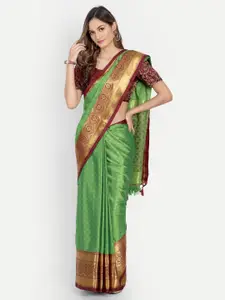 AVANTIKA FASHION Woven Design Zari Silk Cotton Banarasi Saree