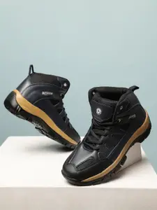 Duke Men Textured High-Top Trekking Shoes