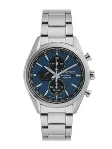 SEIKO Men Dress Collection Stainless Steel Bracelet Style Straps Analogue Watch- SSC801P1