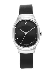 Fastrack Women Dial & Leather Straps Analogue Watch 6283SL03