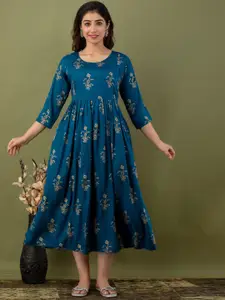 Mialo fashion Ethnic Motifs Printed Cotton Maternity Ethnic Dress