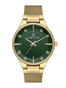 Daniel Klein Women Embellished Dial Bracelet Style Straps Analogue Watch DK.1.13429-2
