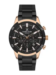 Daniel Klein Men Dial & Bracelet Style Straps Analogue Multi Function Watch DK 1 13432-5