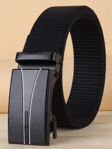 ZORO Men Textured Slider Buckle Belt