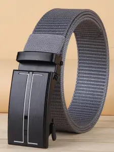 ZORO Men Textured Slider Buckle Belt