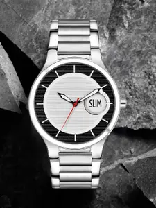 Shocknshop Men Stainless Steel Bracelet Style Straps Analogue Watch MT411