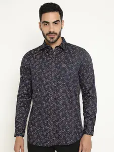 Duke Slim Fit Abstract Printed Opaque Casual Shirt