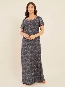 Maybell Floral Printed Maxi Nightdress