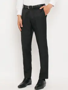 VEI SASTRE Men Smart Slim Fit Formal Trousers