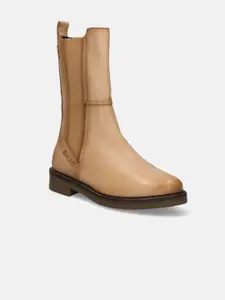 BAGATT Women Block-Heeled Leather Chelsea Boots