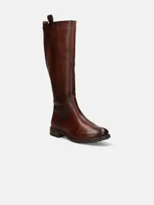 BAGATT Women Textured Leather  Knee Boots