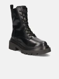 BAGATT Women Platform-Heeled Regular Leather Boots