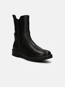 BAGATT Women Block-Heeled Leather Chelsea Boots