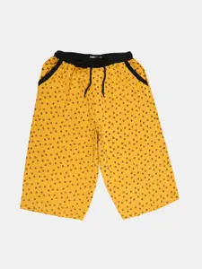 V-Mart Boys Micro Disty Printed Cotton Shorts
