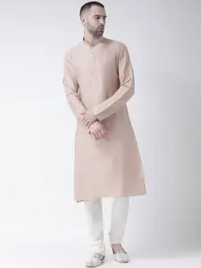 KISAH Mandarin Collar Regular Kurta With Churidar