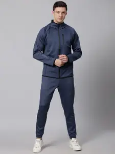 Slowave Hooded Pure Cotton Sweatshirt & Joggers Tracksuit