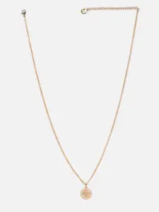 FOREVER 21 Gold-Plated Minimal Necklace