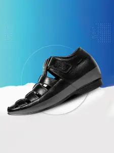 Bxxy Men 3 Inch Hidden Elevator Height Increasing Formal Shoe-Style Sandals