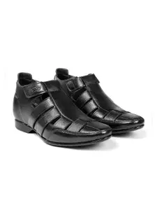 Bxxy Men Textured Height Increasing Shoe-Style Sandals