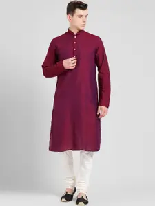 KISAH Mandarin Collar Kurta with Churidar