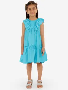 KidsDew Girls Ruffled A-Line Dress